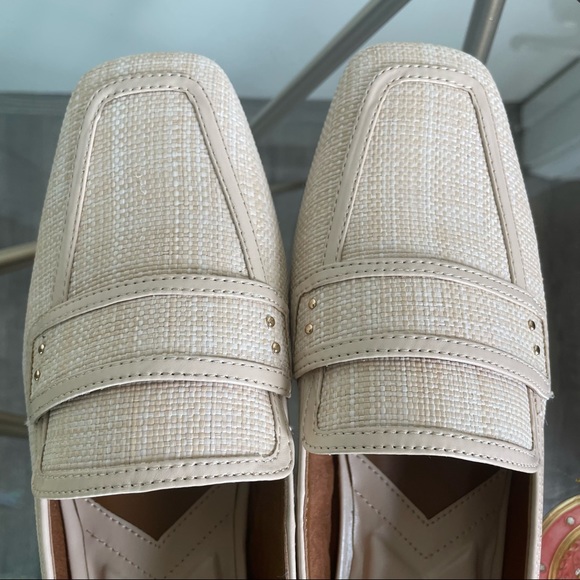 Franco Sarto Bit Strap Loafer Driving Moc Women Size 8.5 M Taupe Beige NWOB - Picture 7 of 9